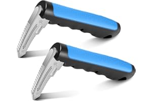 Kaiedos Car Door Handle for Elderly - 2025 New 3-in-1 Car Handle Assist, 2 Pack Auto Cane Portable Vehicle Support Handle Door Assist Bar, Max Load 500 Lbs, Anti-Slip Design (Blue-2-Pack Car Handle)