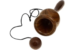 ARNCRAFT Wooden Ball & Cup Handcrafted Pottery Game