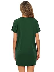 Milumia Women Casual Short T Shirt Dress Short