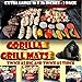 GORILLA GRILL MATS Huge Double Sized 16x26, Twice as Thick, Twice as Strong - 2 Pack - Equal to 4 Ordinary Mats - BPA and PFOA Free - NonStick - Big Enough to be used as an Oven liner