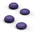 Skull & Co. Convex Thumb Grips Set: Skin, CQC Joystick Cap Analog Stick Cap for Steam Deck and ROG Ally- Purple, 2 Pairs (4pcs)
