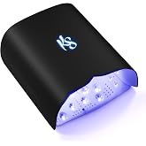 KIARA SKY Beyond Pro V3 UV LED Nail Lamp Black &ndash; Cordless Rechargeable Gel Lamp w/Smart Sensor, Flashcure Low Heat Mode, Full-Hand Coverage &amp; Timer for Gel Polish, Builder Top Coat 48W (240v)