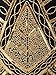Vijiv Women's 1920s Gastby Inspired Sequined Embellished Fringed Flapper Dress, Black and Gold, Medium