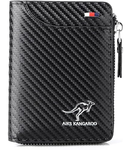 Amazon.com: Mens RFID Blocking Leather Wallet Credit Card ID