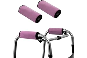 2 Pack Walker Handle Cushions Folding Rolling Wheelchair, Non-Slip Comfortable Crutches Padding for Rollator Handle, Walker H