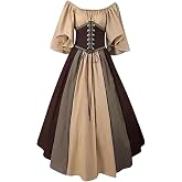 Renaissance Dress Womens Medieval Ren Faire Costume Corset Victorian Ball Gowns Elegant Vintage Irish Dresses Halloween