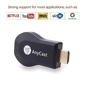 Saiwill Wireless WiFi Display Dongle 2.4GHz 1080P HD Adapter HDMI, Drahtlos Mini Anzeigeempfänger teilen 1080P Videos Audio/B
