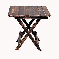 Jai Amba Crafts Well Polished and Furnished (12 Inch) Foldeable Stool