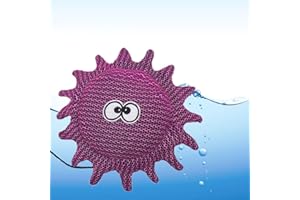 Hot Tub Scum Absorber Sponge Foam Collector Red Cute Eyes Pool Floating Scum Sponge Eco-Friendly Sponge 1PC