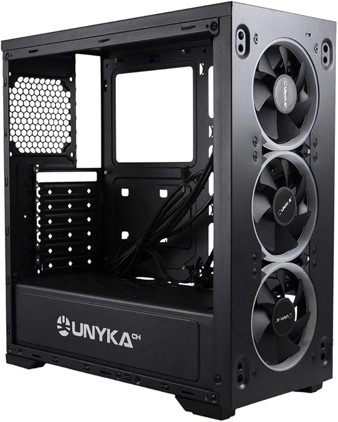 UNYKAch Armor EVO RGB - Caja Ordenador de Gaming ATX, Color Negro: Amazon.es: Informática