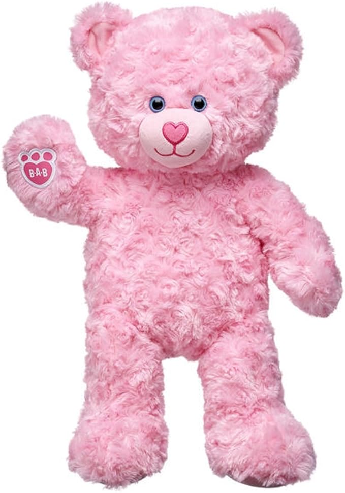 build a bear pink cuddles teddy