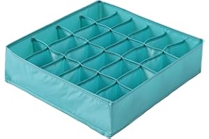 Underwear Bra Socks Storage Box Clothes Organizer Cabinet Drawer Organizer Wardrobe Dividers 24 Grids Storage Boxes Sock Stor