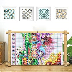 Needlepoint Embroidery Tapestry Scroll Frame Made
