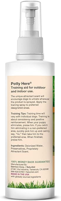spray to attract dogs to pee pad