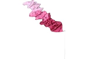 Winged Sirenny 1 Piece 98" Hand Painted Flowy Silk Ribbon Streamer with Rods, Church Liturgical Praise, Worship Adoration Dance Ribbon Banner