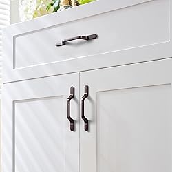 Goo-Ki 6 Pack Dark Antique Copper Cabinet Handle