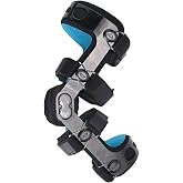 Orthomen Functional ACL Knee Brace - Adjustable ROM Hinged Orthopedic Support for Men &amp; Women - Medical Grade Stabilizer for MCL PCL Meniscus Tear &amp; Sports Injury Recovery, M-Left