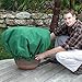 the Planket Frost Protection Plant Cover 6 ft Round, Dark Green