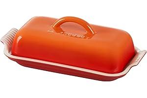 Le Creuset Stoneware Heritage Butter Dish, Flame