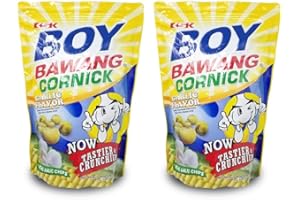 Boy Bawang Cornick Garlic Flavor 17.6 oz Large Size Bag (Pack of 2)