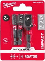 Milwaukee Shockwave Impact Socket Adaptor Set 3pc view 8