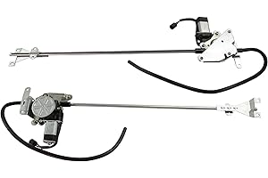 Garage-Pro Set of 2 Front, Driver and Passenger Side Window Regulator Compatible with 1999-2011 Freightliner Argosy, Fits 2003-2011 Freightliner Century Class & 2005-2011 Freightliner Columbia