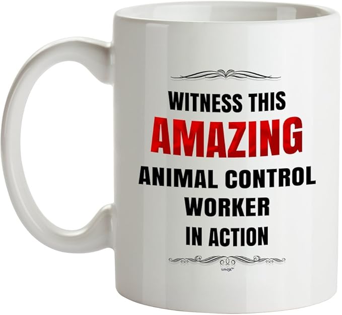Amazon Animal Control Worker Coffee Mug Funny Office Gift Idea 