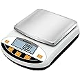 Bonvoisin Lab Scale 5000gx0.01g Digital Precision Analytical Balance 10mg High Precision Electronic Balance Jewelry Scale Kitchen Scale Scientific Scale Laboratory Scale Balance (5000gx0.01g)