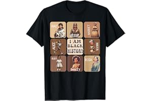 I Am Black History Month Black Women Leader Black Girl Power T-Shirt