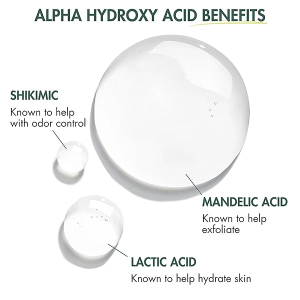 BAN INVISIBLE ROLL-ON ALUMINUM-FREE AHA DEODORANT FOR WOMEN AND MEN, EXFOLIATES AND HYDRATES SKIN WITH AHA SERUM, 48-HOUR ODOR PROTECTION, AMBER & CEDARWOOD, 2.3 OZ