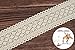VU100 Scalloped Eyelet Vintage Floral Lace Trim, 1-3/4 Inches Wide, 6 Yards, 100% Natural Cotton Beige Sewing Fabric Ribbon, Lace for Wedding Decoration, DIY Craft