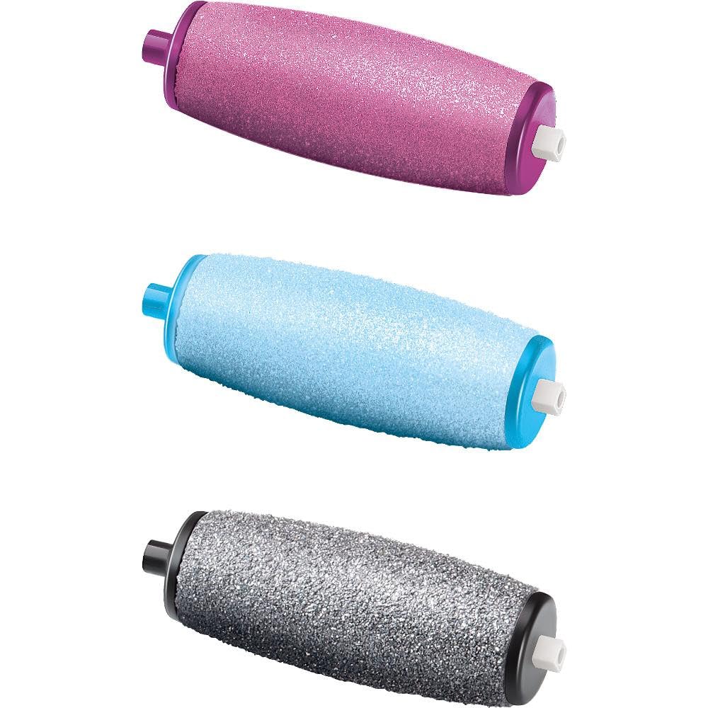 SENCOR SPX 001 Sanding Rollers with Diamond Crystals - 3 Pieces for SPE 411x Spare Scrub