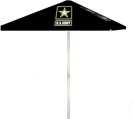 Amazon Com Best Of Times 1020w1340 Us Army 8 Ft Tall Square Market Umbrella One Size Black Garden Outdoor