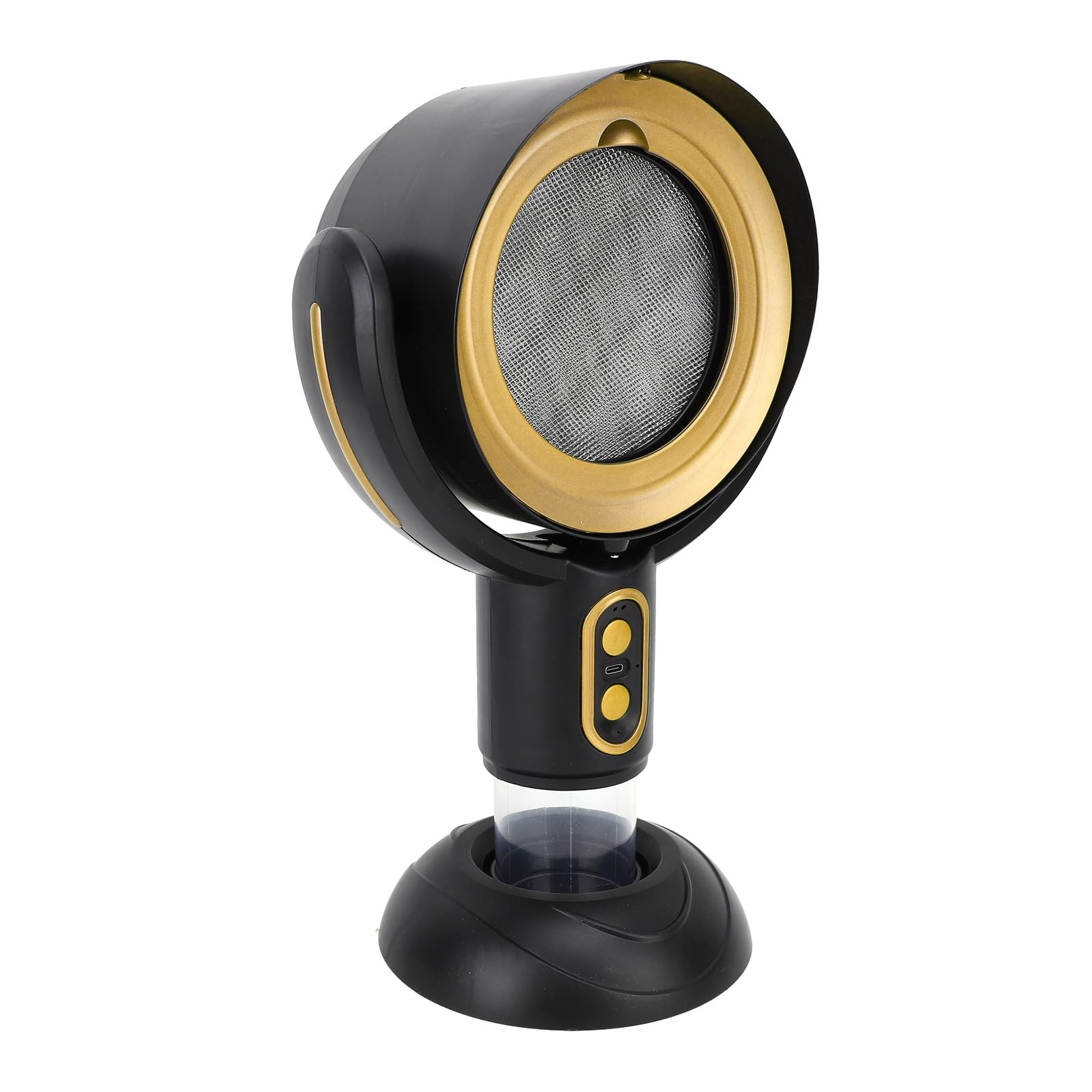 Portable Range Hood, Desktop Range Hood, Small USB Powered 2 Speed Exhaust Fan, Detachable Filter Screen Adsorbed Oil Range Hood, for Kitchen, Indoor BBQ, Hot Pot, RV (Black and