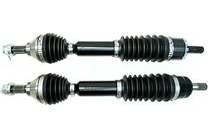 Monster Axles Front Pair for Kawasaki Brute Force 650i & 750i ATV, XP Series, fits stock length up to a 4" lift kit