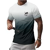 SOLY HUX Men's Short Sleeve Graphic Tees Summer Crewneck Top Shirt Beach Vacation T-Shirts