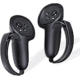 SUPERUS Controller Grips Cover for Meta Quest 3S/Quest 3, Anti-Slip Texture - VR Accessories Compatible with Quest 3S/Quest 3, Silicone Controller Grips Cover with Adjustable Knuckle Straps