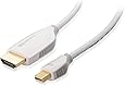Cable Matters Gold Plated Mini DisplayPort (Thunderbolt&trade; Port Compatible) to HDTV Cable in White 10 Feet