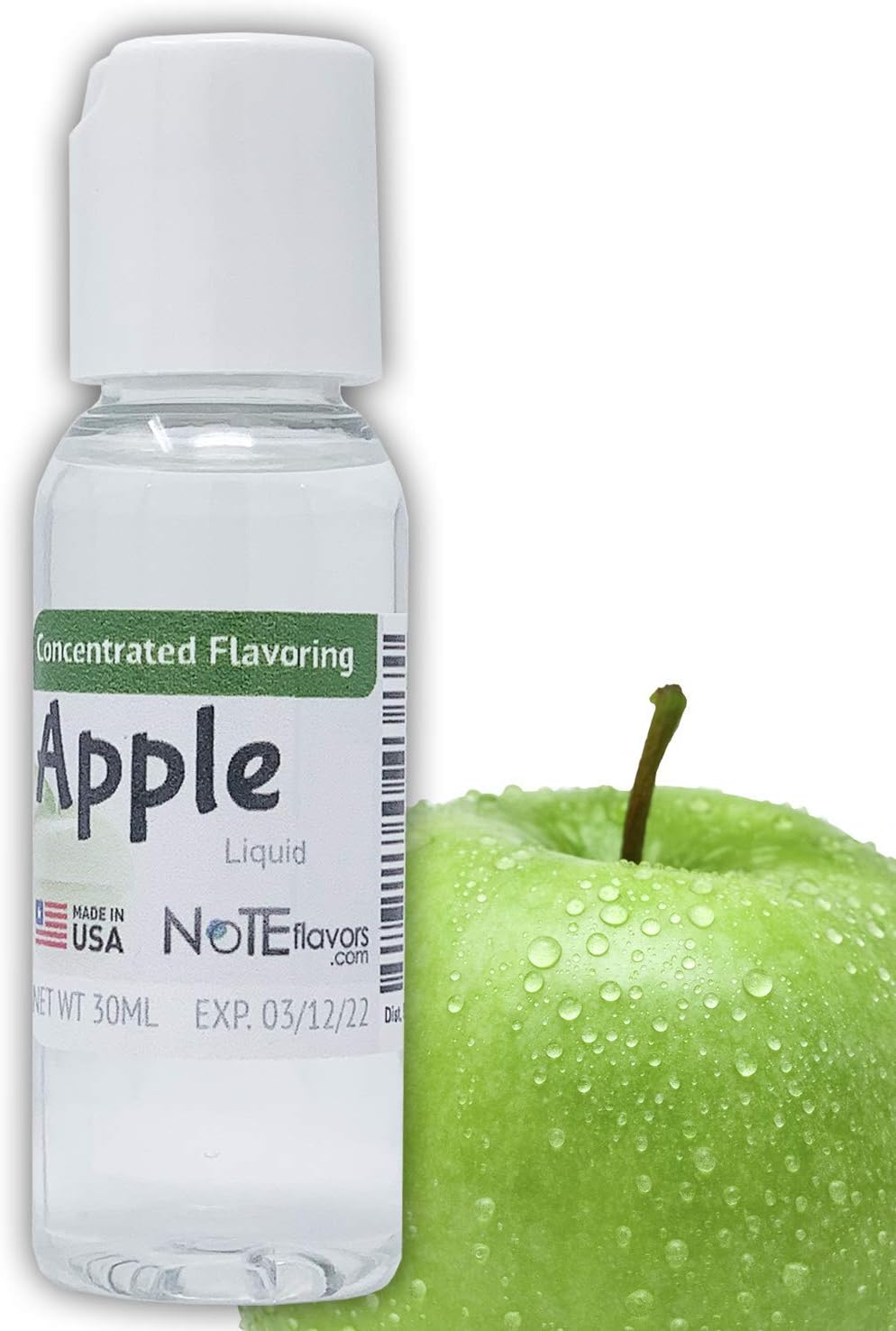 NoTE Liquid Apple 1-4oz - Food Grade Concentrated Flavoring for Cooking, Baking, or DIY Liquid (30mL/1oz)