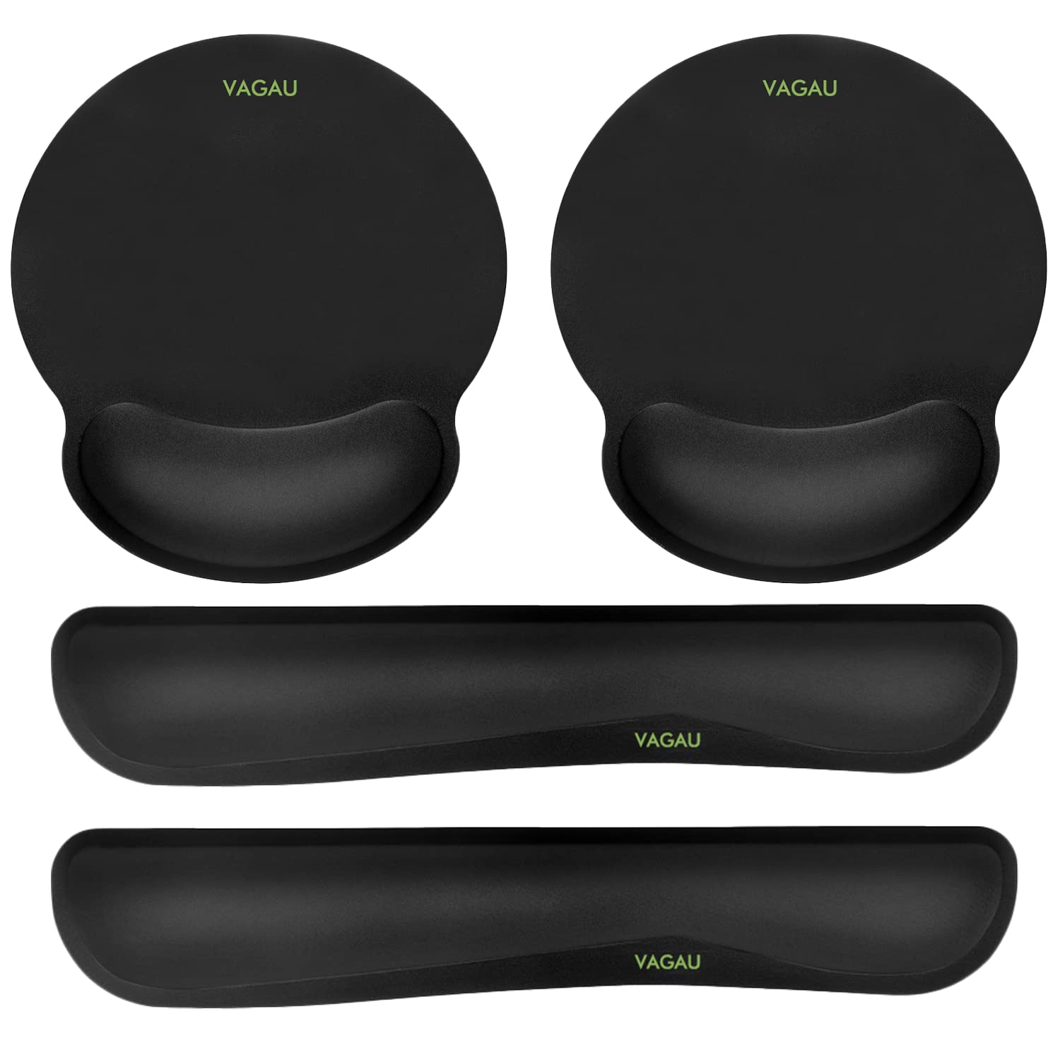 Photo 1 of Comfy Mee Premium Memory Foam Keyboard and Mouse Wrist Rest Pads Set- for Comfortable Typing &Wrist Pain Relief (Pack of 2)