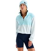 THE NORTH FACE Women's Glacier Fleece Half Zip Short Jacket | Pullover With Zip Pockets &amp; Stretch on Collar, Cuffs &amp; Hem