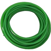 Beduan PU Transmission Round Belt 6mm OD High-Performance Urethane Belting Green for Conveyor Bonding Machine Dryer 16.4 Ft
