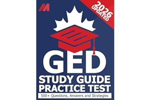 GED Preparation Book Canada - Canadian GED Study Book - GED Test Prep - 500+ Test Questions for All Subject