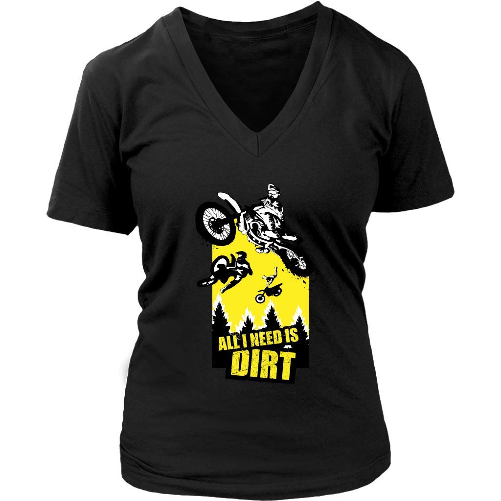 Womens All I Need Is Dirt Biking Motocross Biker Gift #womens #obstacle #course #races Womens All I Need Is Dirt Biking Motocross Biker Gift