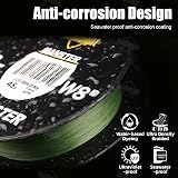 SeaKnight W8 II S9 Braided Fishing Line 0.6-8.0 # 164/328/547 yd Hi-Vis Green view 5