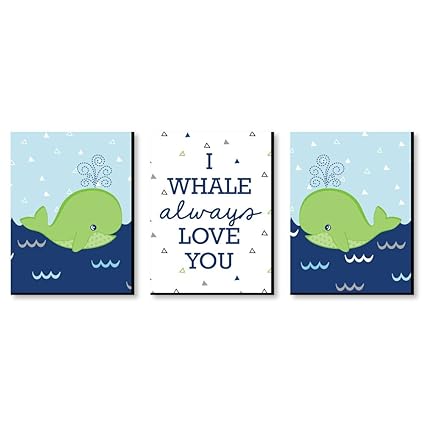 whale baby room decor