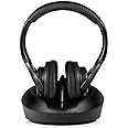 ZANCHIE Wireless TV Headphones Over Ear Headsets-RF Transmitter Charging Dock, Hi-Fi Stereo Cordless Headphones for TV, Adjustable Lightweight Rechargeable 10Hrs Battery for Hard of Hearing, 330ft