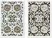 Acadian Tapestry Premium Plastic Playing Cards, Set of 2, Bridge Size Deck (Standard Index) by