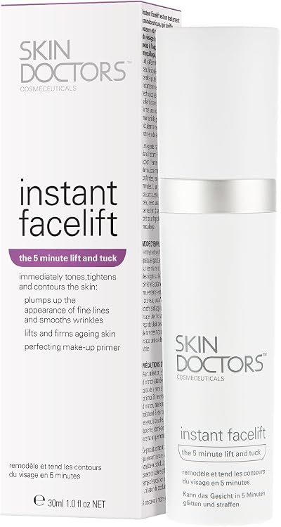 Skin Doctors Instant Facelift Serum Primer Smooths Wrinkles Tones Lifts 30ml