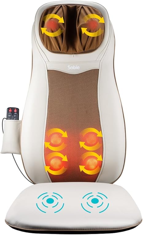 Sable shiatsu neck and back massager cushion Clearance